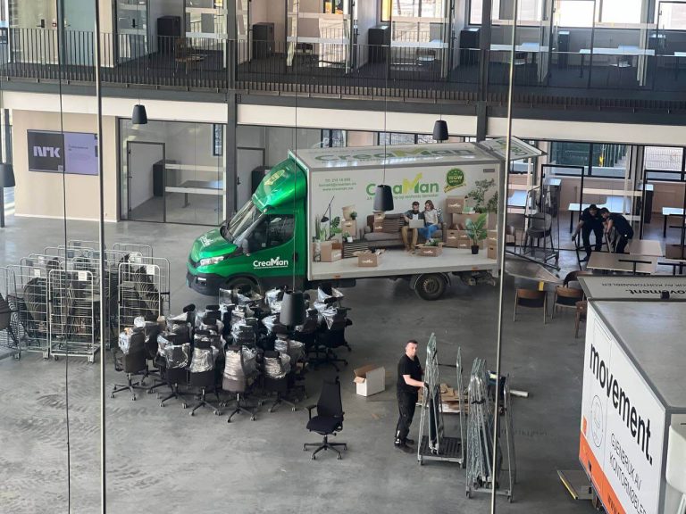 Kontorflytting Oslo team planlegger og koordinerer bedriftsflytting