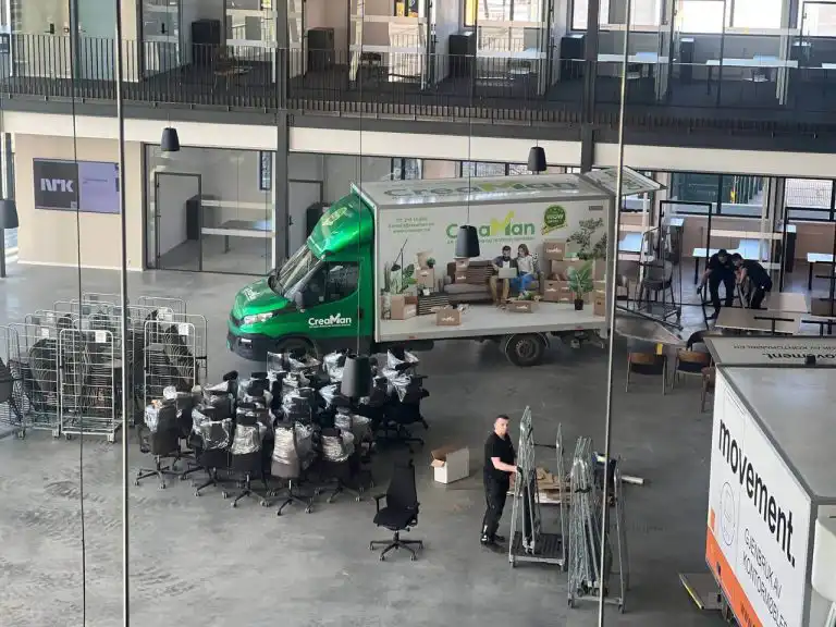 Kontorflytting Oslo team planlegger og koordinerer bedriftsflytting