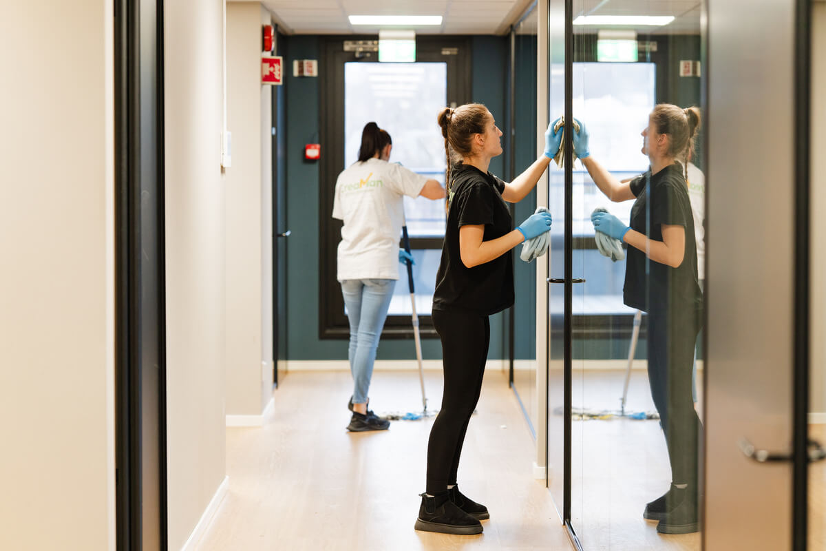 Utvask for kontor og bedrift